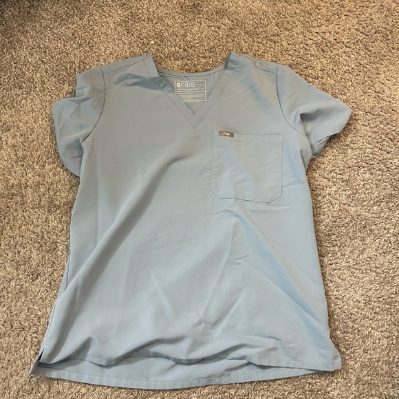 Figs Other - Figs One Pocket Scrub Top - space grey; size M